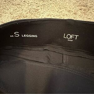 LOFT Classic Black Leggings
